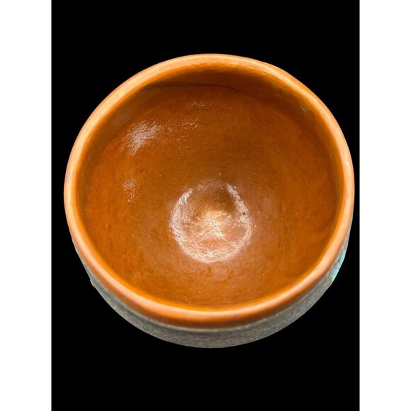 Vtg Native American Navajo Sand Art Decorative Pottery Vase Signed JR Whiterock - Picture 6 of 7